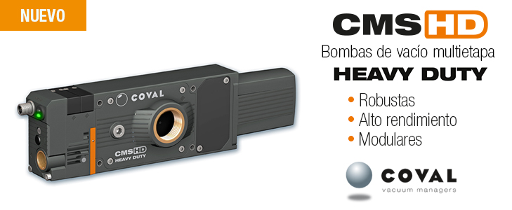 Nuevas bombas de vacío multietapas Heavy Duty, serie CMS HD. Nuevas bombas de vacío multietapas Heavy Duty, serie CMS HD.