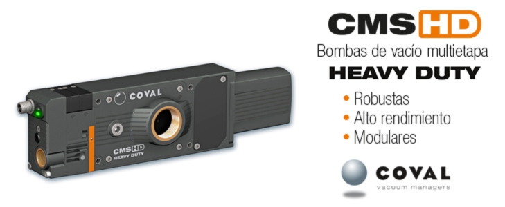 Bombas de vacío multietapas Heavy Duty, serie CMS HD.