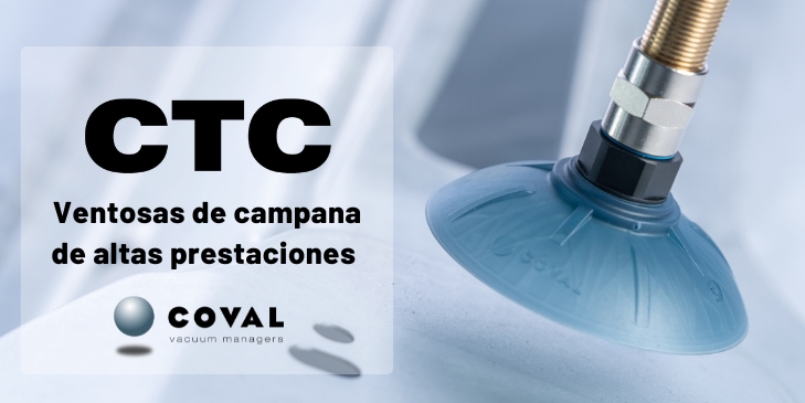 Ventosas de copa de altas prestaciones CTC, las ventosas que se pegan a las chapas