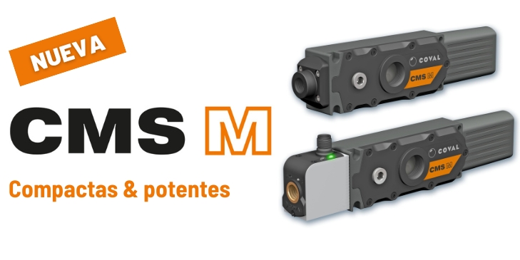 Nuevas mini bombas de vacío de multietapas, Serie CMS M