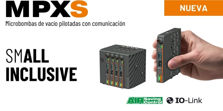 [NUEVA] Microbombas de vacío pilotadas con comunicación serie MPXS