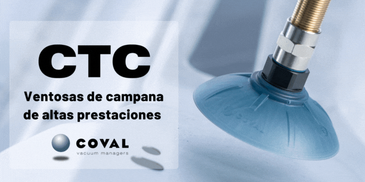 NUEVA : Las ventosas de campana de altas prestaciones serie CTC