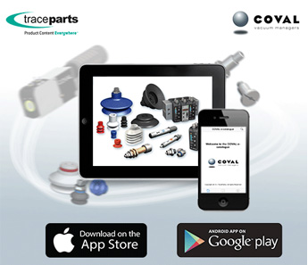 COVAL lanza su aplicación móvil con TraceParts