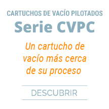 Cartuchos de vacío pilotados